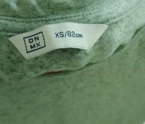 🟢Sage Green T-Shirt with Lace Details