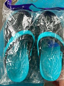 Turquoise & Black Sandals