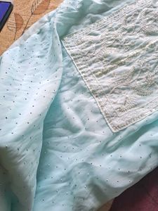 💙Light Blue Sequenced Kurti💙