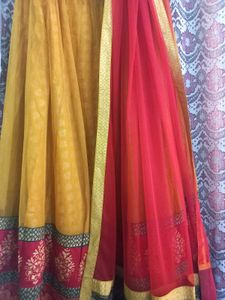 Traditional Indian Skirt with Dupatta