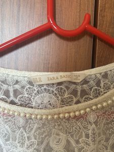 Elegant White Lace Top