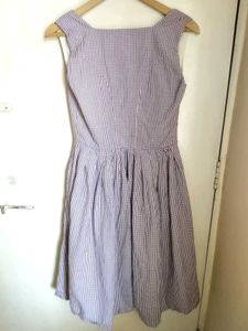 Beautiful Gingham Trendy Korean Dress