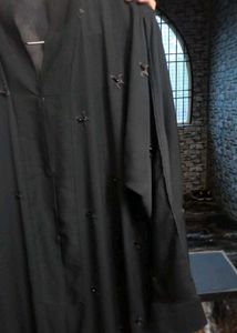 Elegant Black Abaya with Embroidery