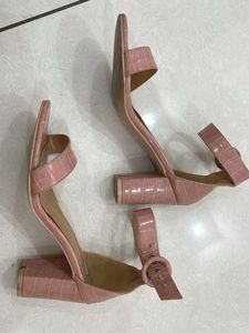 Classy Formal Textured Block Heels 3 Inch