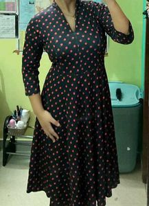 Polka Dot Midi Dress