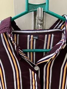 Striped Shirt Dress for women