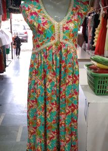 Nyra Cut Multicolour Gown