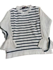 Striped Bell Sleeve Top