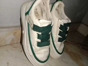 Stylish White CHUNKY STRAP Sneakers