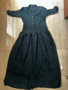 Elegant Teal Ethnic Gown