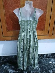 Cotton Midi Dress