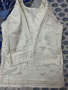 White Kurti