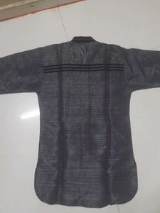 Boys' Festive Grey Kurta
