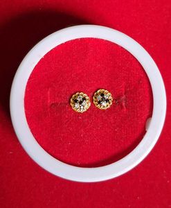 Stud Earrings Gold
