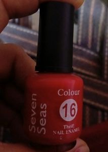 Seven Seas Red Nail Enamel