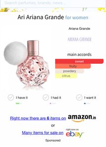 Ari- Ariana Grande Eau De Parfum Spray🧁