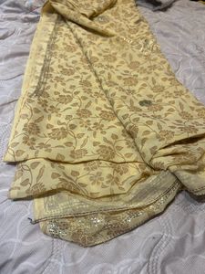 Cute Sequins Saree