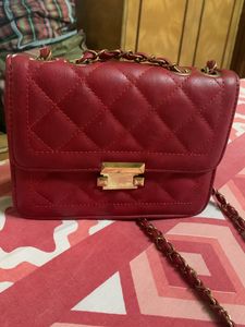 Red Colour Sling Bag