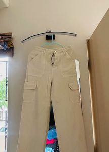 Straight Leg Cargo Jeans For Women