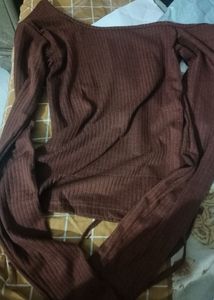 Korean Half  Shoulder Top