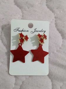 Star Drop Earrings