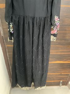 Elegant Black Ethnic Gown