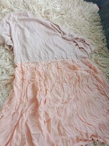 Peach Casual Dress