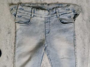 Light Wash Denim Jeggings