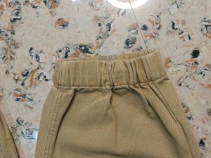 Beige Baggy Pants