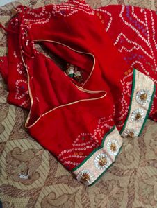 Red Chunri Sareee