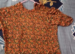 Floral Smocked Top