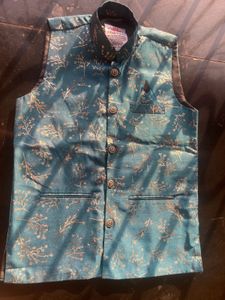 Floral boys waistcoat