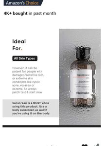 Minimalist Glycolic Acid 08% Exfoliating Liquid