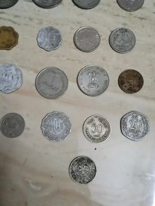 Random Indian And Foreign Coins