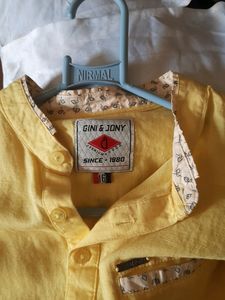 Boys SHIRT 🙃 14 To 16yrs 💝yellow Casual Sh