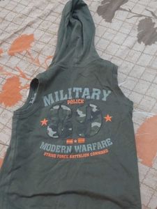 Camo Hoodie Vest