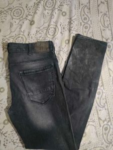 Peter England Dark Wash Denim Jeans