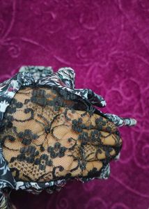 Printed Black Top