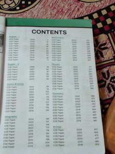 ICSE Class X 10 Years Solved Papers