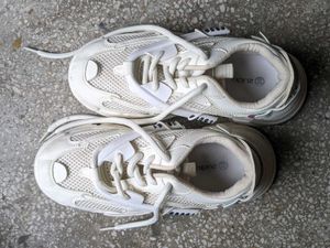 white sneakers
