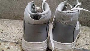 Gray High Top Sneakers