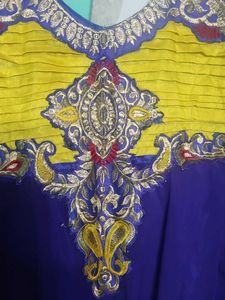 Purple Kurta With Dupatta