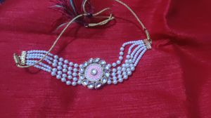 Beautiful Pearl Necklace With Earrings
