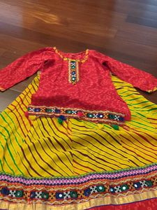 Girls Ethnic Lehenga Choli Set