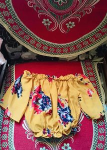DESHI GIRL TOP AND SKIRT SET