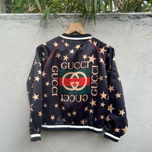 Gucci Star Print Bomber Jacket