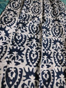 Blue Printed Long Kurta