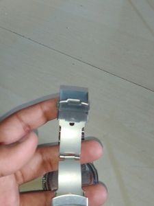 Longbo Men Sliver Metallic Watch