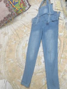 Light Wash Denim Overalls