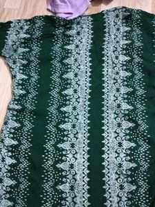 Beautiful Green Short Kurti